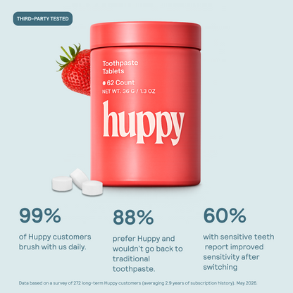 Huppy Toothpaste Tablets